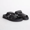 CHYPRE SANDALS SWIFT LEATHER NOIR (BLACK)