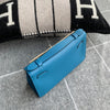 KELLY POCHETTE SWIFT LEATHER BLEU IZMIR WITH PALLADIUM HARDWARE (PHW)