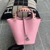PICOTIN 18 LOCK EPSOM LEATHER TRESSAGE MAUVE SYLVESTRE WITH PALLADIUM HARDWARE (PHW)