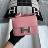 CONSTANCE 18 (MINI) OSTRICH LEATHER TERRE CUITE WITH PALLADIUM HARDWARE (PHW)
