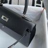 KELLY 32 BLACK BOX CALF LEATHER WITH PALLADIUM HARDWARE (PHW)