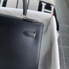 KELLY 32 BLACK BOX CALF LEATHER WITH PALLADIUM HARDWARE (PHW)