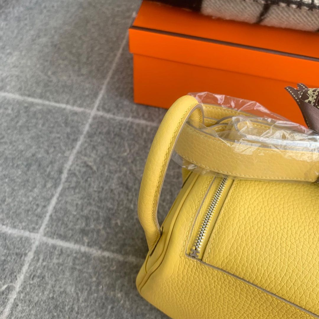 MINI LINDY 20 CLEMENCE LEATHER LIME WITH PALLADIUM HARDWARE (PHW)