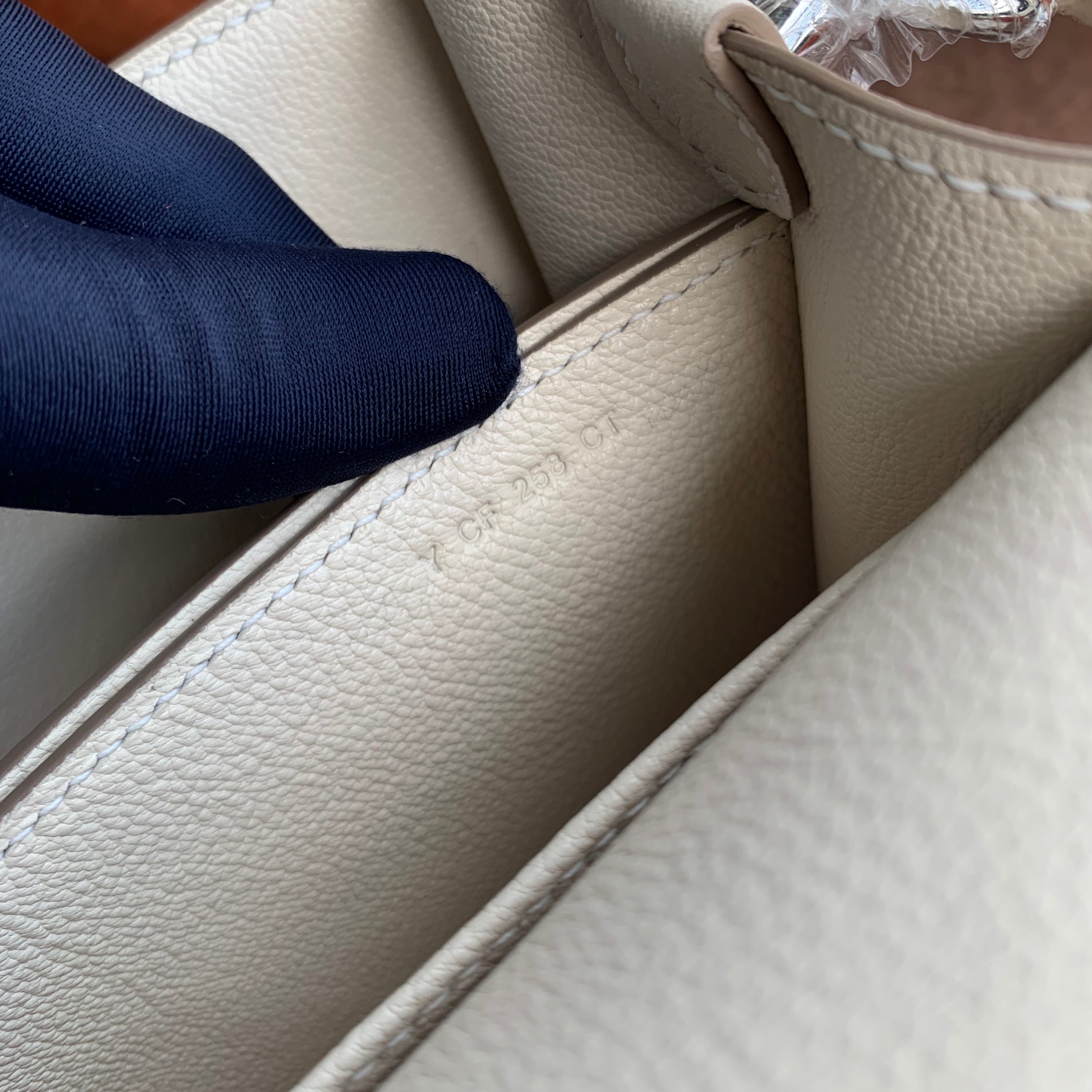 MINI ROULIS (18) EVERCOLOR LEATHER CRAIE WITH PALLADIUM HARDWARE (PHW)
