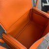 LINDY 26 CLEMENCE LEATHER ORANGE WITH PALLADIUM HARDWARE (PHW)