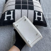 MINI LINDY 20 CLEMENCE LEATHER PEARL GREY WITH PALLADIUM HARDWARE (PHW)