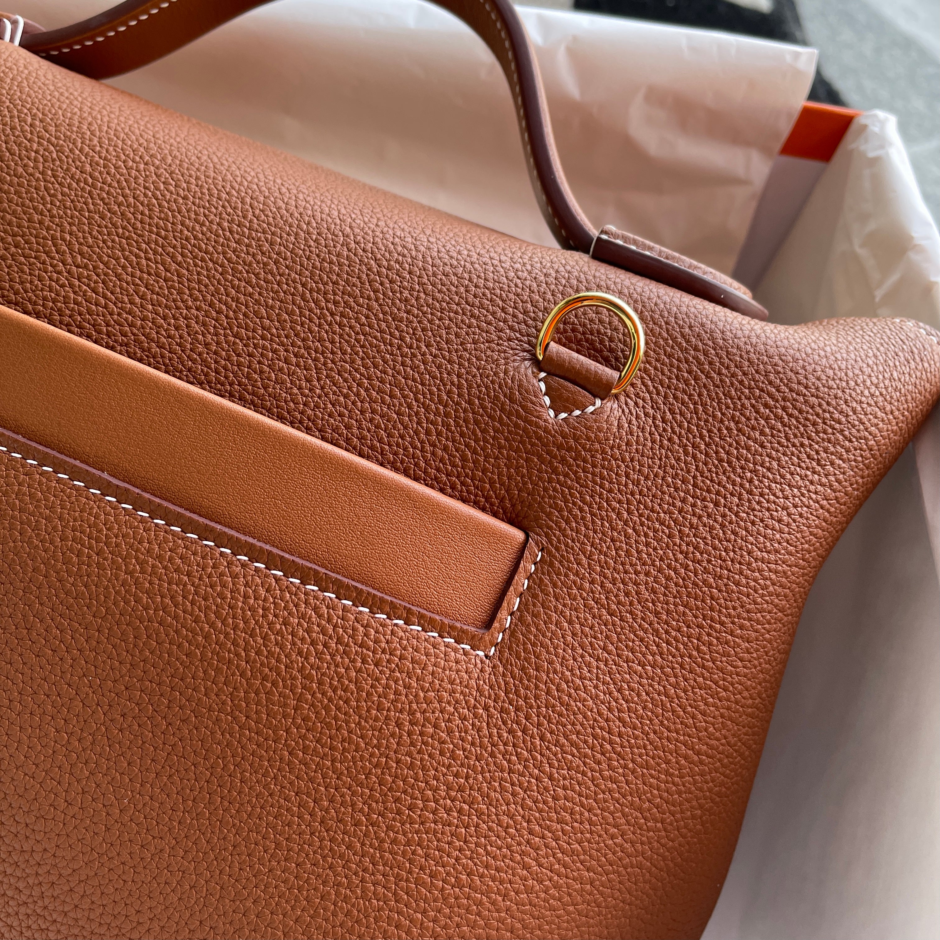 24/24 (29) TOGO & SWIFT LEATHER GOLD WITH GOLD HARDWARE (GHW)