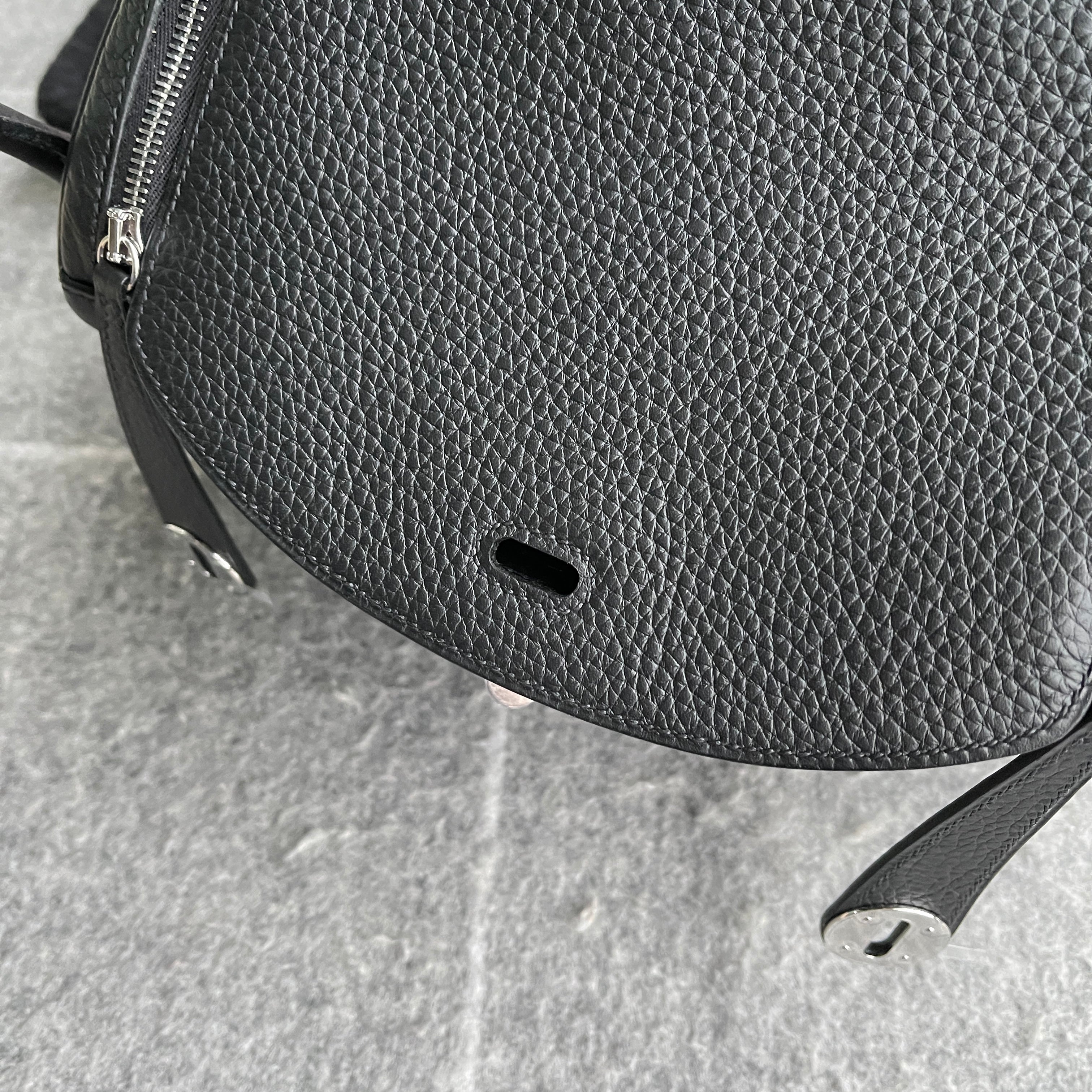 LINDY 26 CLEMENCE LEATHER NOIR (BLACK) WITH PALLADIUM HARDWARE (PHW)
