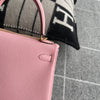 KELLY 25 TOGO LEATHER ROSE CONFETTI WITH GOLD HARDWARE (GHW)