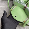 MINI LINDY 20 SWIFT LEATHER VERT CRIQUET WITH GOLD HARDWARE (GHW)