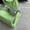 MINI LINDY 20 SWIFT LEATHER VERT CRIQUET WITH PALLADIUM HARDWARE (PHW)
