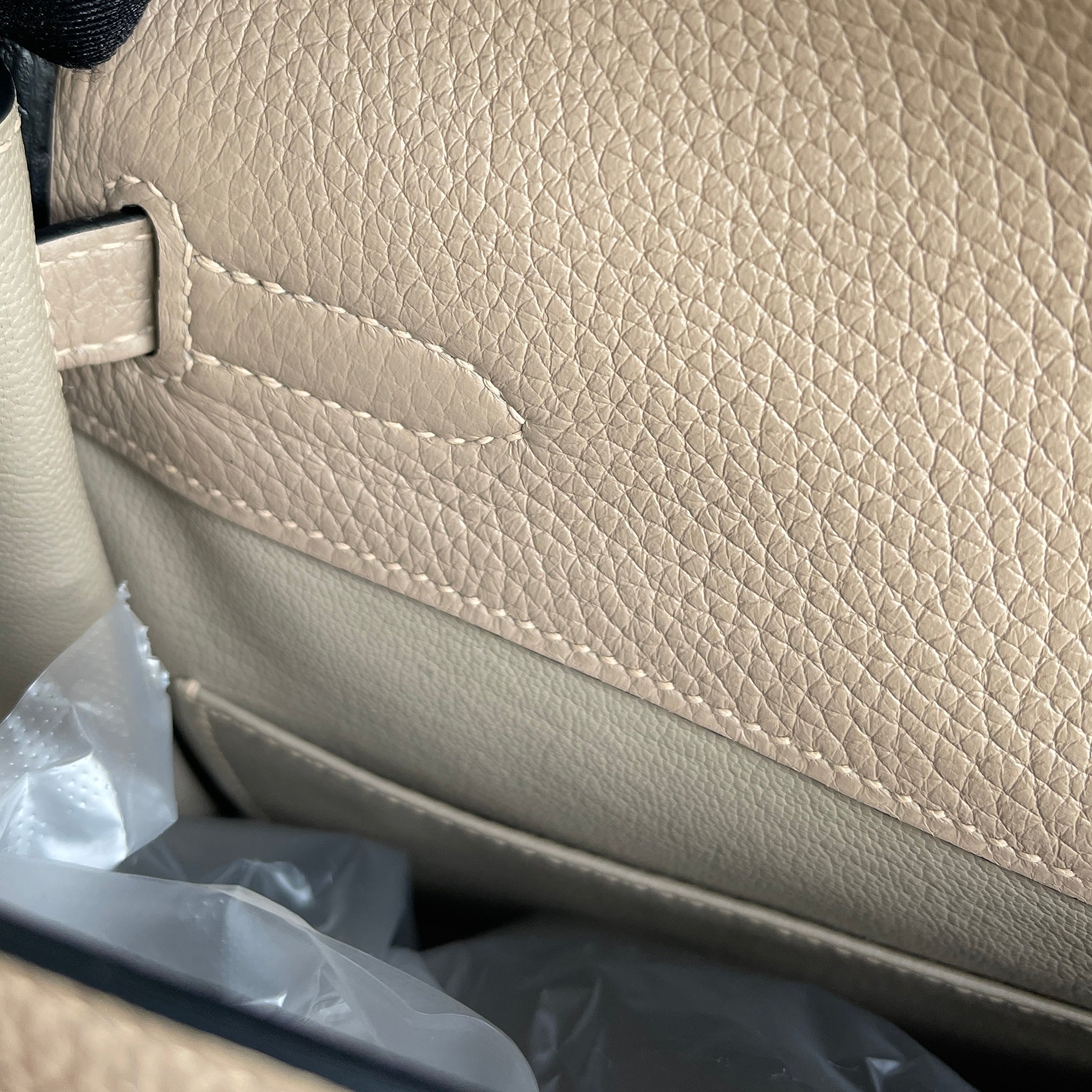 KELLY ADO CLEMENECE LEATHER TRENCH WITH GOLD HARDWARE (GHW)