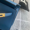 KELLY DANSE EVERCOLOR LEATHER DEEP BLUE WITH GOLD HARDWARE (GHW)