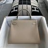 KELLY 28 TOGO LEATHER TRENCH WITH PALLADIUM HARDWARE (PHW)