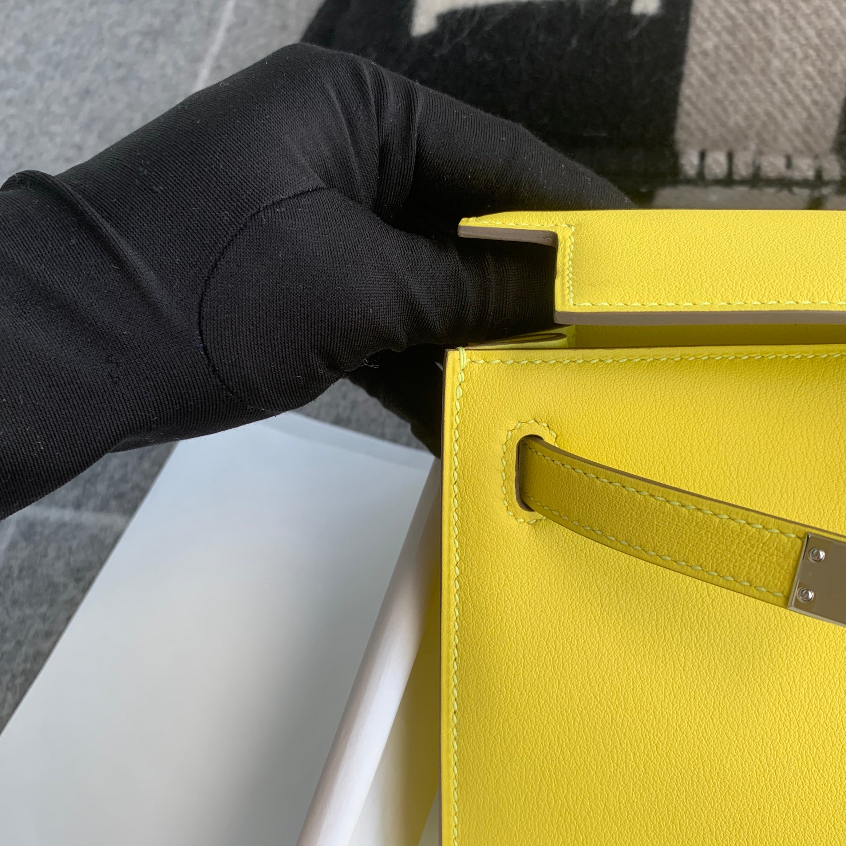 KELLY DANSE SWIFT LEATHER LIME WITH PALLADIUM HARDWARE (PHW)