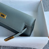 KELLY DANSE EVERCOLOR LEATHER VERT AMANDE WITH GOLD HARDWARE (GHW)