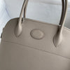 BOLIDE 27 EPSOM LEATHER GRIS ASPHALT WITH PALLADIUM HARDWARE (PHW)
