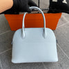 BOLIDE 27 EPSOM LEATHER BLEU BRUME WITH PALLADIUM HARDWARE (PHW)
