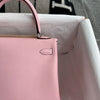 KELLY 25 SWIFT LEATHER ROSE SAKURA WITH PALLADIUM HARDWARE (PHW)