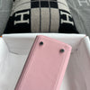 KELLY 25 SWIFT LEATHER ROSE SAKURA WITH PALLADIUM HARDWARE (PHW)