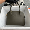 BOLIDE 27 EPSOM LEATHER VERT DE GRIS WITH GOLD HARDWARE (GHW)
