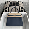 KELLY 25 TOGO LEATHER BLEU NUIT WITH PALLADIUM HARDWARE (PHW)