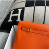 KELLY DANSE EVERCOLOR LEATHER ORANGE POPPY WITH GOLD HARDWARE (GHW)