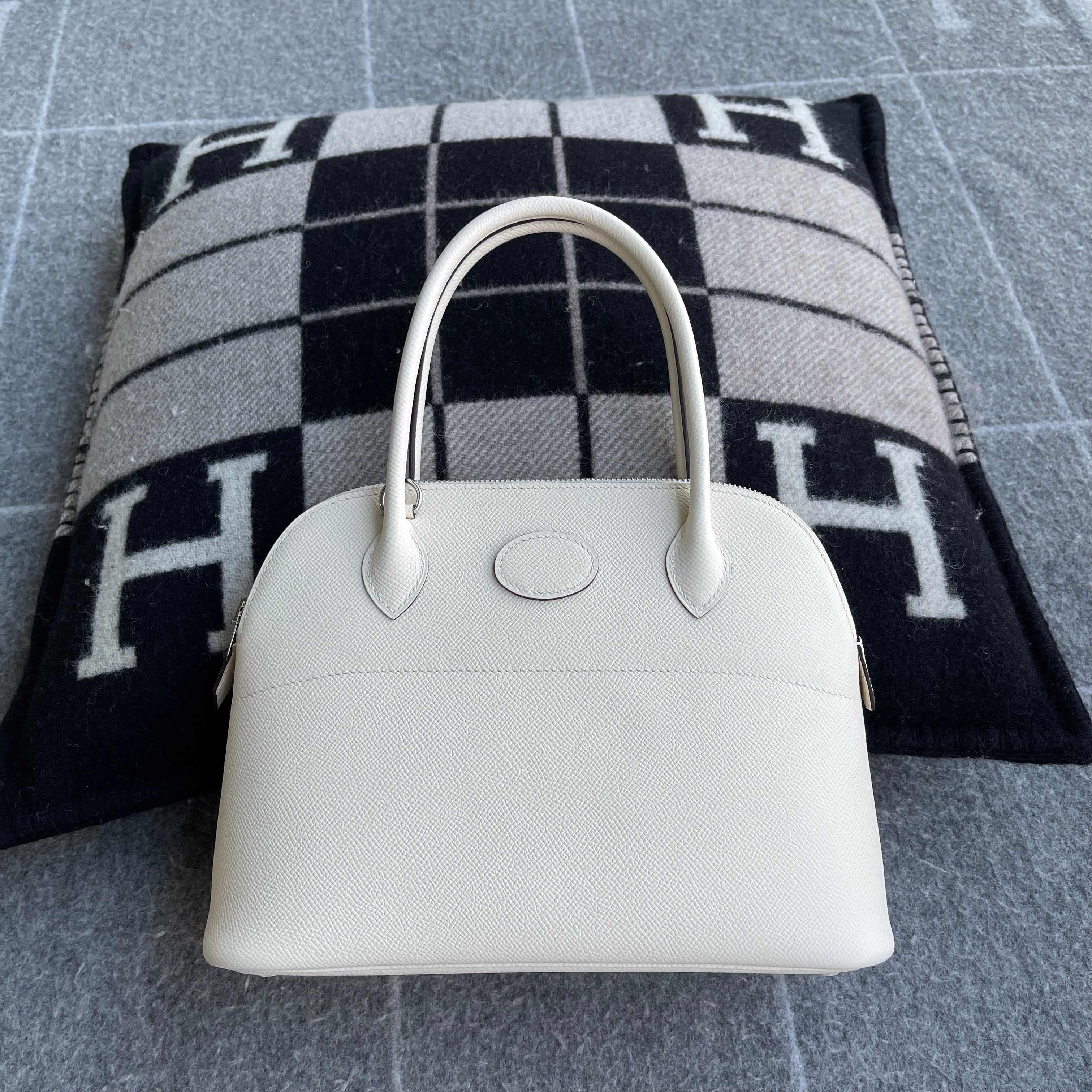 BOLIDE 27 EPSOM LEATHER NATA WITH PALLADIUM HARDWARE (PHW)