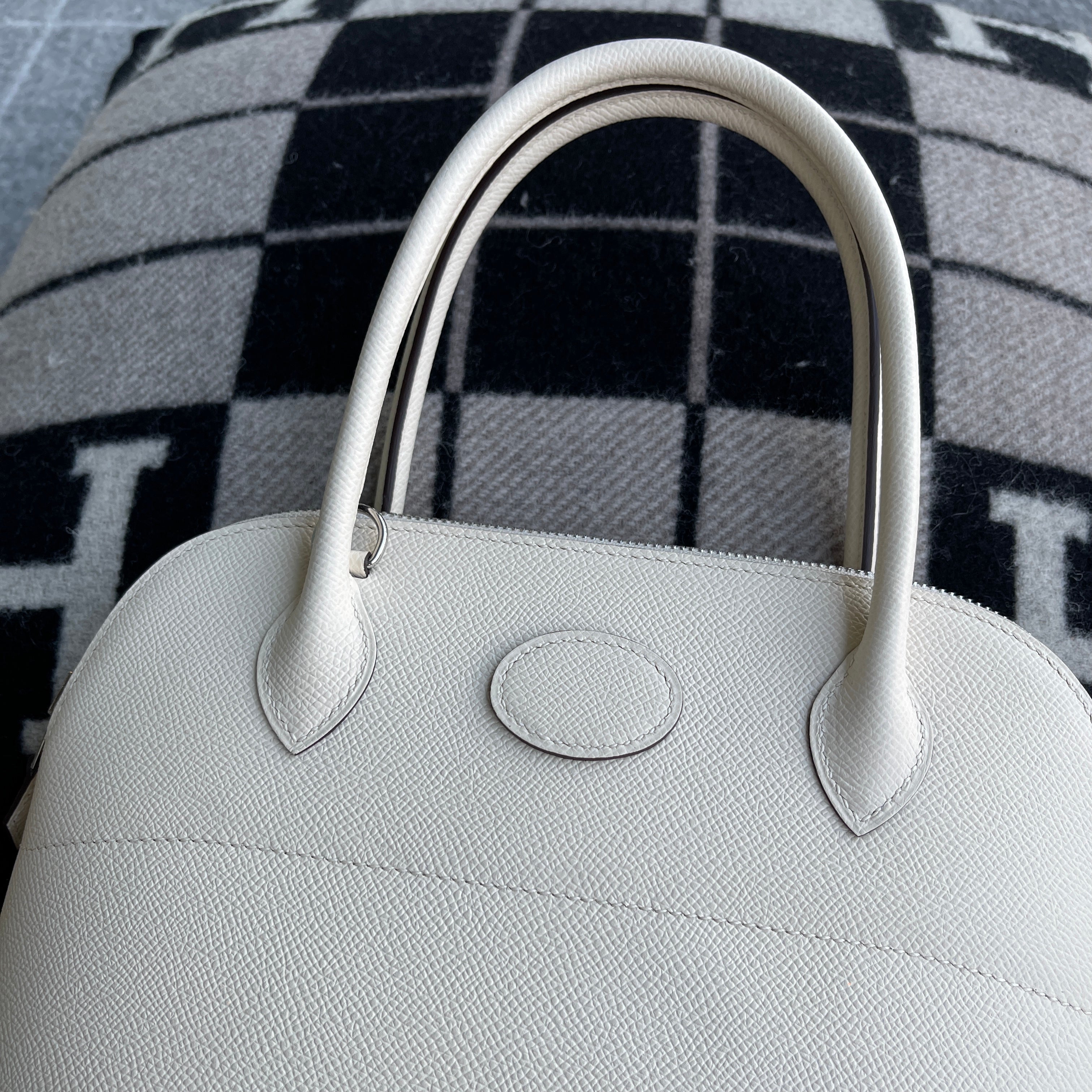 BOLIDE 27 EPSOM LEATHER NATA WITH PALLADIUM HARDWARE (PHW)