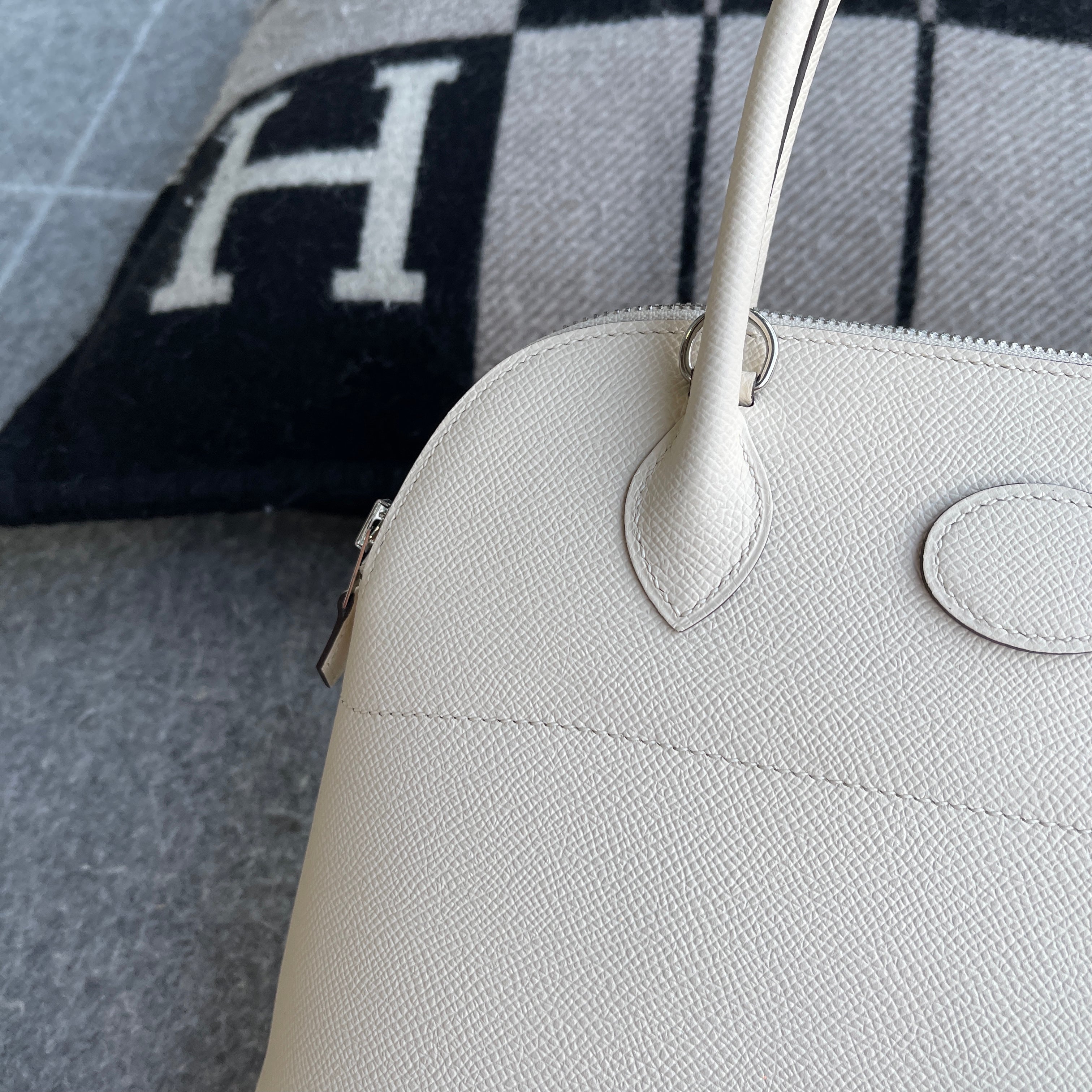 BOLIDE 27 EPSOM LEATHER NATA WITH PALLADIUM HARDWARE (PHW)