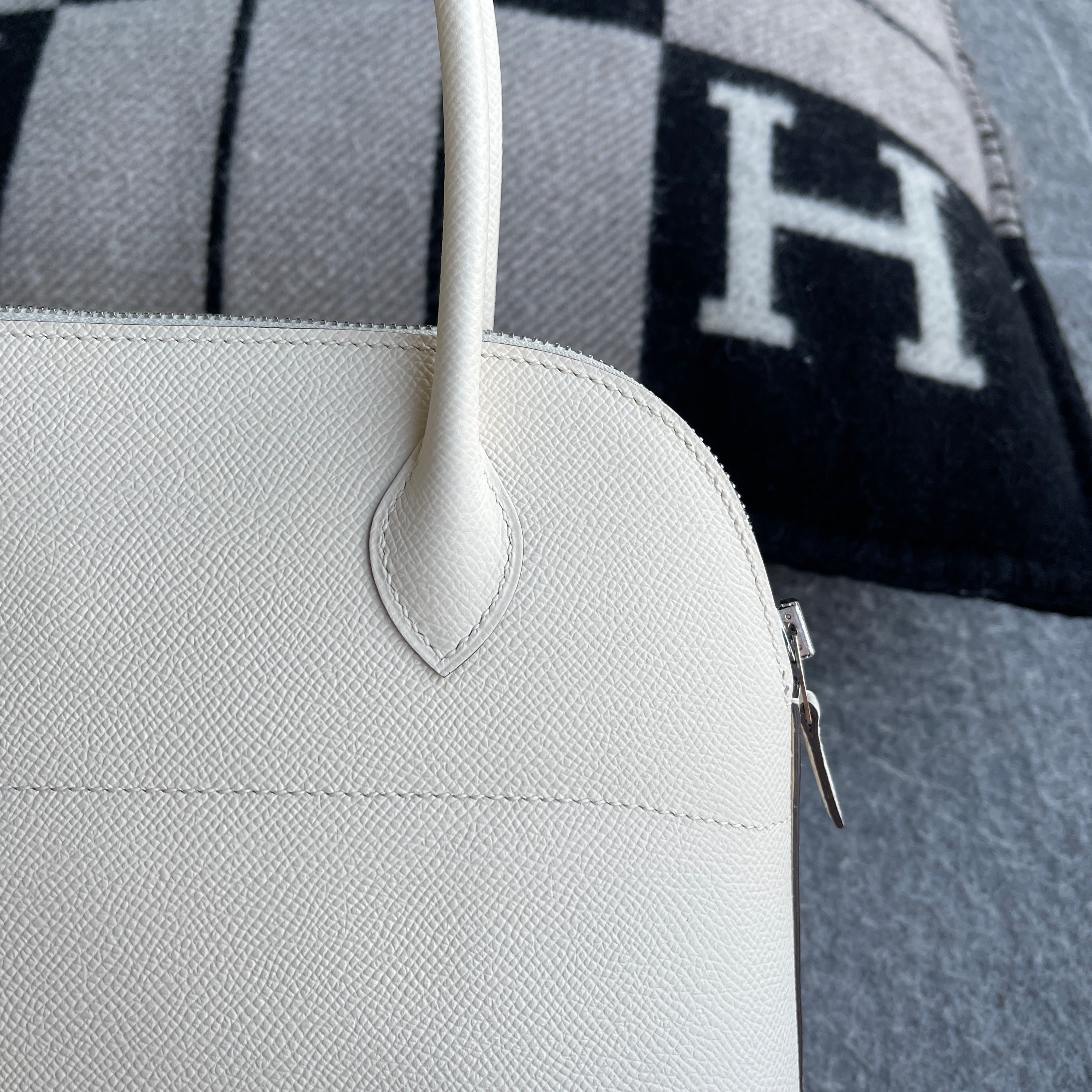 BOLIDE 27 EPSOM LEATHER NATA WITH PALLADIUM HARDWARE (PHW)