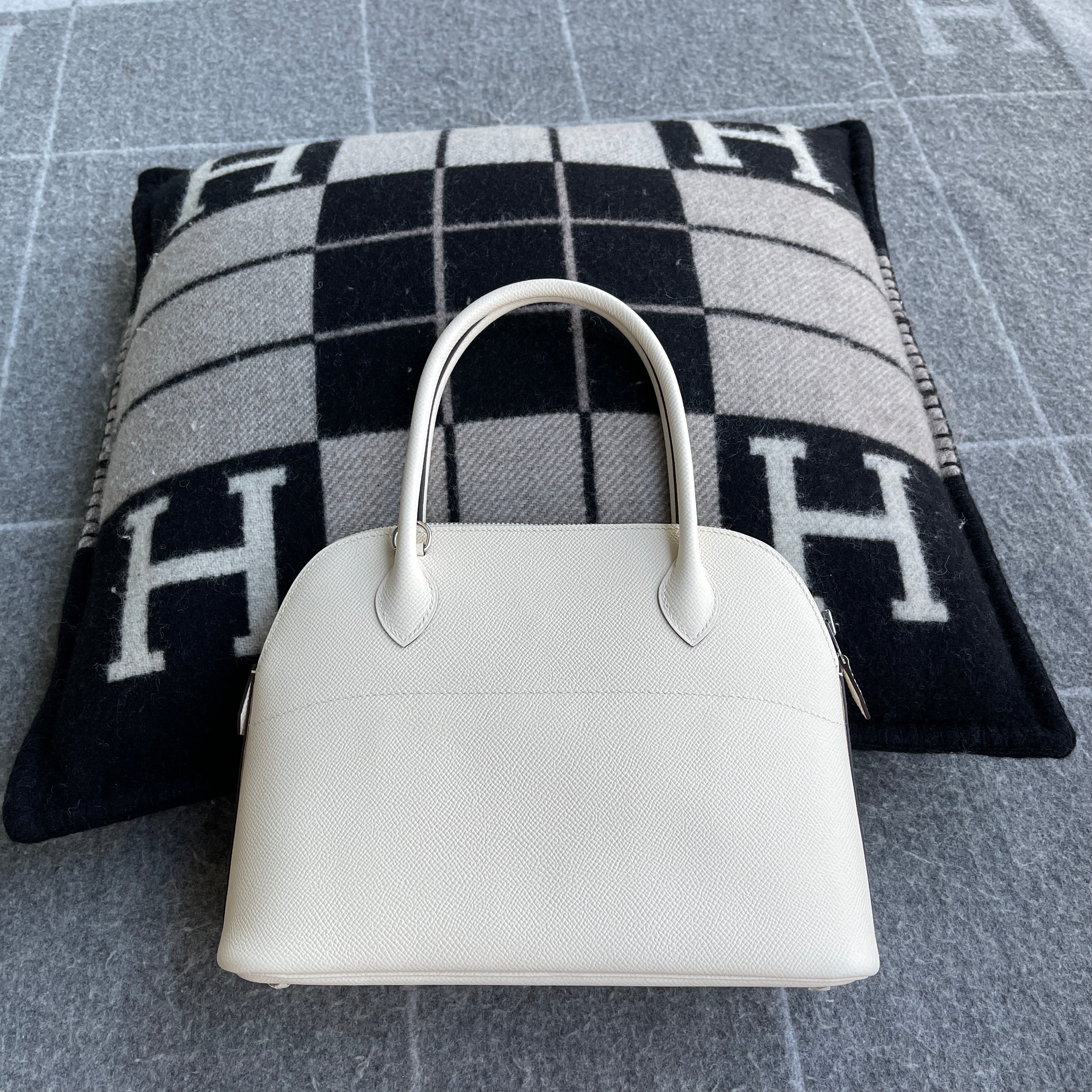 BOLIDE 27 EPSOM LEATHER NATA WITH PALLADIUM HARDWARE (PHW)