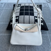 LINDY 26 CLEMENCE LEATHER PEARL GREY WITH PALLADIUM HARDWARE (PHW)