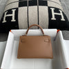 MINI KELLY II (20) CHEVRE LEATHER QUEBRACHO WITH GOLD HARDWARE (GHW)
