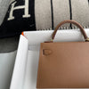 MINI KELLY II (20) CHEVRE LEATHER QUEBRACHO WITH GOLD HARDWARE (GHW)