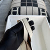 HALZAN 25 CLEMENCE LEATHER NATA & BISCUIT WITH PALLADIUM HARDWARE (PHW)