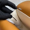 HALZAN 25 CLEMENCE LEATHER NATA & BISCUIT WITH PALLADIUM HARDWARE (PHW)