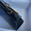 KELLY 28 BLACK BOX CALF LEATHER WITH GOLD HARDWARE (GHW)