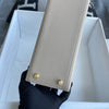KELLY 25 EPSOM LEATHER HORSESHOE STAMP (HSS) BI-COLOR TRENCH & ETOUPE WITH BRUSHED GOLD HARDWARE (BGHW)