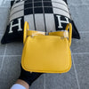 MINI LINDY 20 CLEMENCE LEATHER JAUNE AMBRE WITH GOLD HARDWARE (GHW)