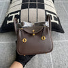 MINI LINDY 20 CLEMENCE LEATHER ROUGE SELLIER WITH GOLD HARDWARE (GHW)
