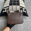 MINI LINDY 20 CLEMENCE LEATHER ROUGE SELLIER WITH GOLD HARDWARE (GHW)