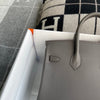 BIRKIN 25 SWIFT LEATHER ETAIN WITH PALLADIUM HARDWARE (PHW)