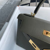 KELLY 28 EPSOM LEATHER VERT DE GRIS WITH GOLD HARDWARE (GHW)
