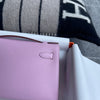 KELLY POCHETTE SWIFT LEATHER MAUVE SYLVESTRE WITH GOLD HARDWARE (GHW)