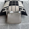 MINI LINDY 20 CLEMENCE LEATHER GRIS ASPHALTE WITH GOLD HARDWARE (GHW)