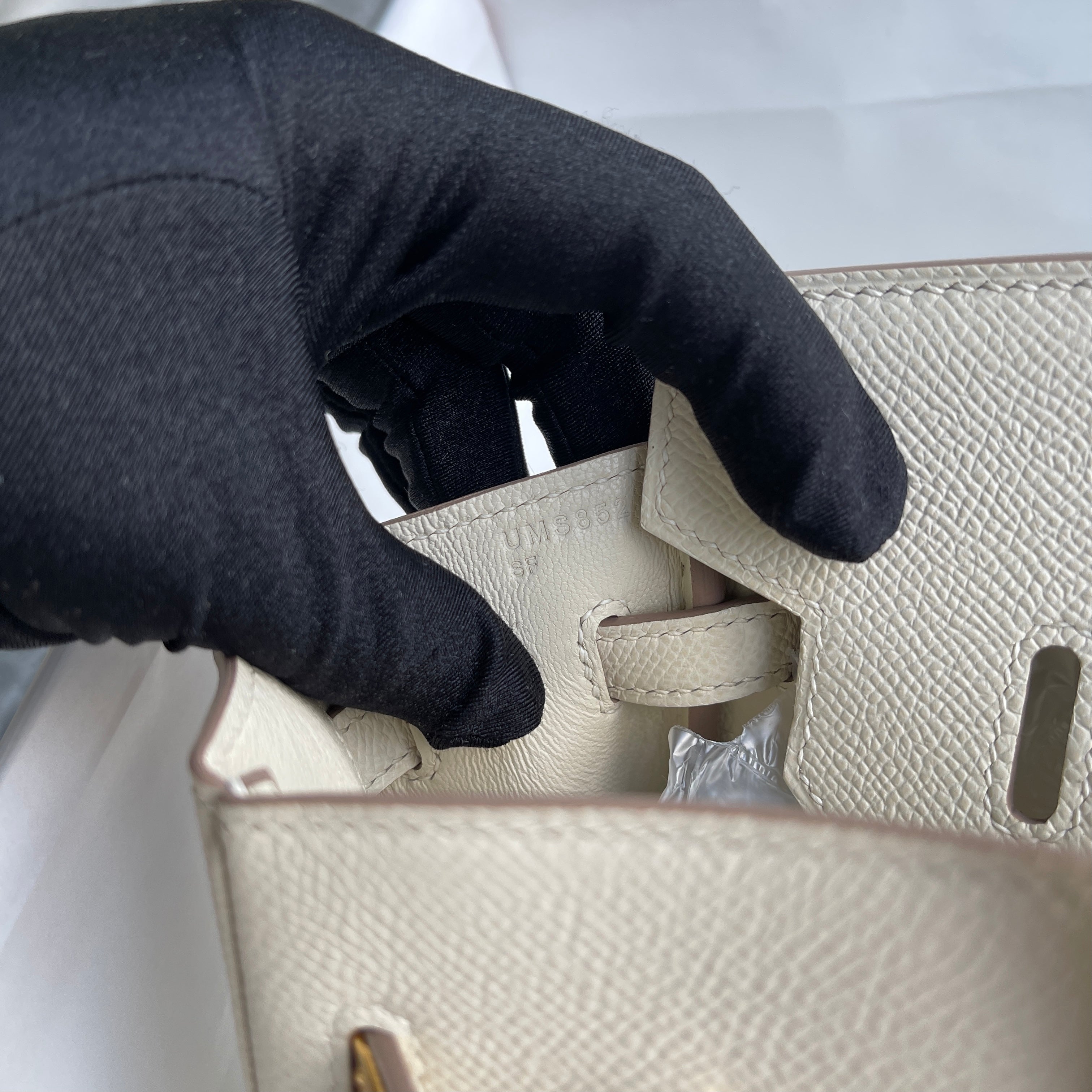 BIRKIN 25 EPSOM LEATHER CRAIE WITH GOLD HARDWARE (GHW)