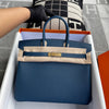 BIRKIN 35 EPSOM LEATHER BLUE DEEP WITH GOLD HARDWARE (GHW)