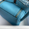MINI LINDY 20 CLEMENCE LEATHER BLEU DU NORD WITH GOLD HARDWARE (GHW)