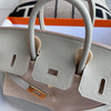 BIRKIN 25 TOGO LEATHER PEARL GREY WITH GOLD HARDWARE (GHW)